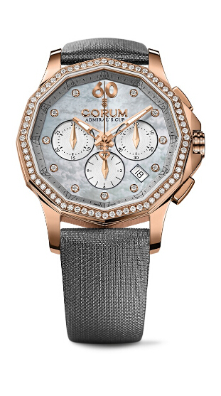 Corum Admiral's Cup Legend 38 Chronograph Diamonds Red Gold watch REF: 132.101.85/0149 PK10 Review